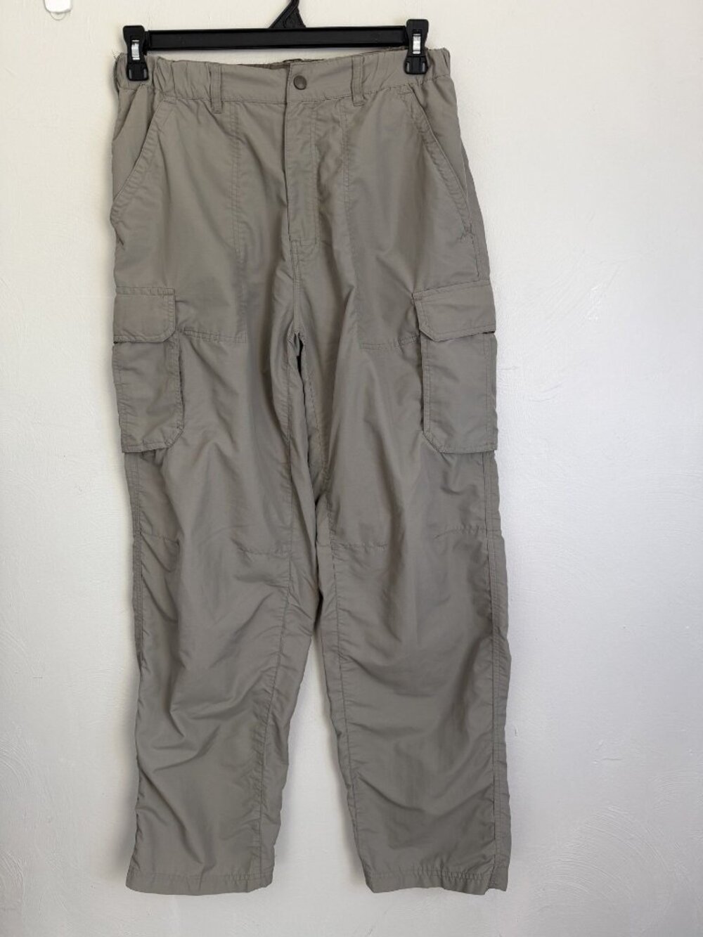 REI Coop Technical Cargo Nylon Hiking Pants Outdoor Gray Green M gorpcore Shara
